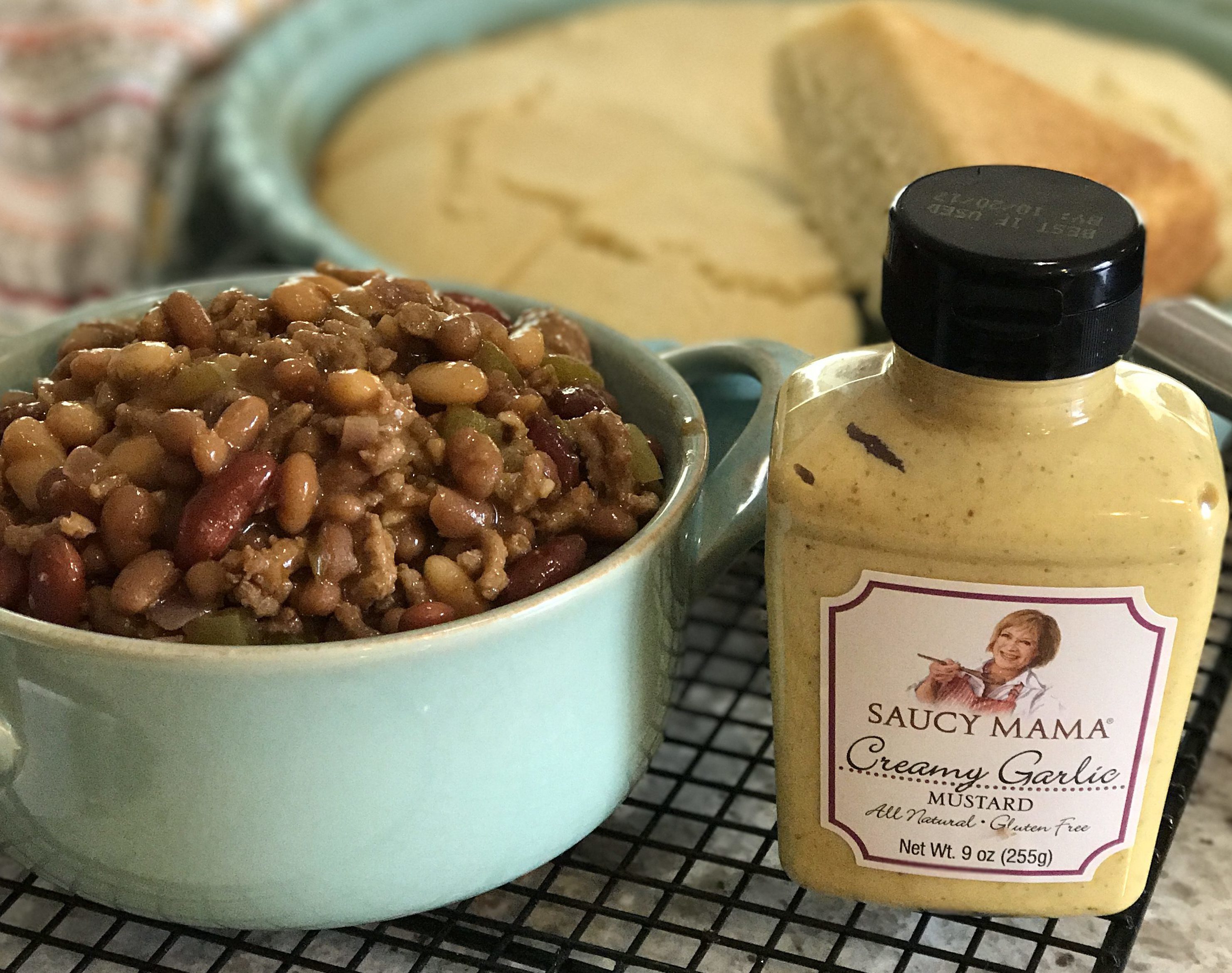 Cowboy Bean Dish SaucyMama ThePrizeofCooking