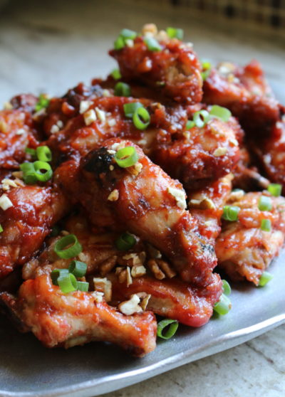 Cranberry Chili Sauce Sticky Wings #CapeCodSelect