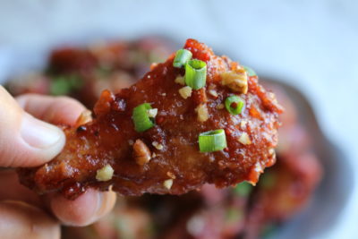 Cranberry Chili Sauce Sticky Wings #CapeCodSelect