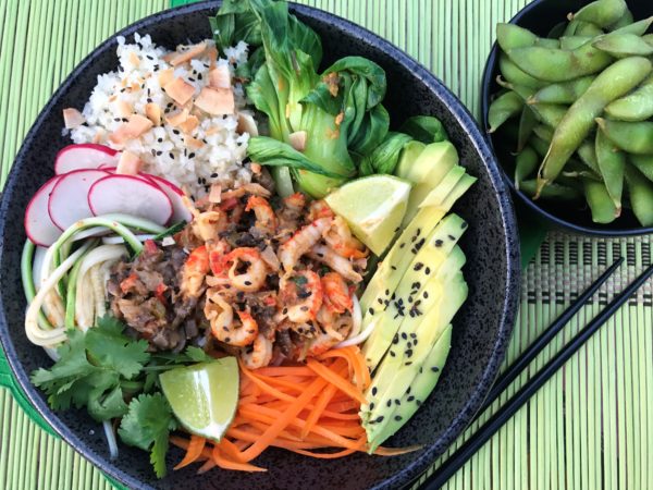 Coconut Thai Crawfish Bowl #BLENDABELLA #CoconutThai