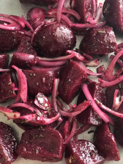 Rosemary Roasted Pickled Beets