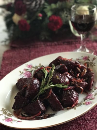 Rosemary Roasted Pickled Beets