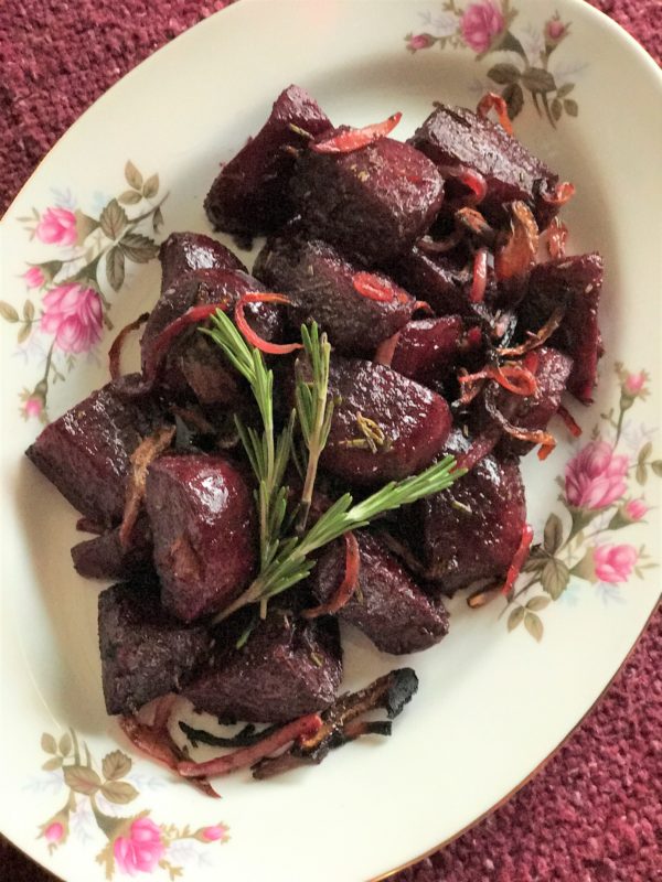 Rosemary Roasted Pickled Beets