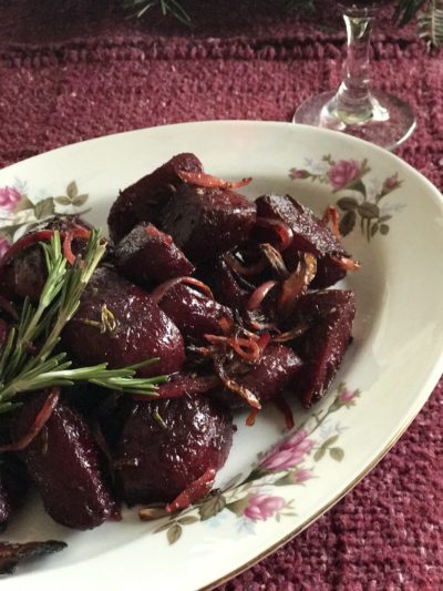 Rosemary Roasted Pickled Beets