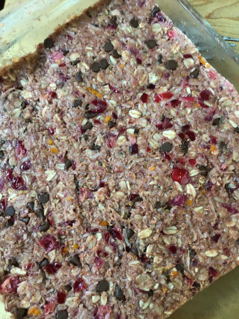 Cranberry Chocolate Protein Bars-The Prize of Cooking