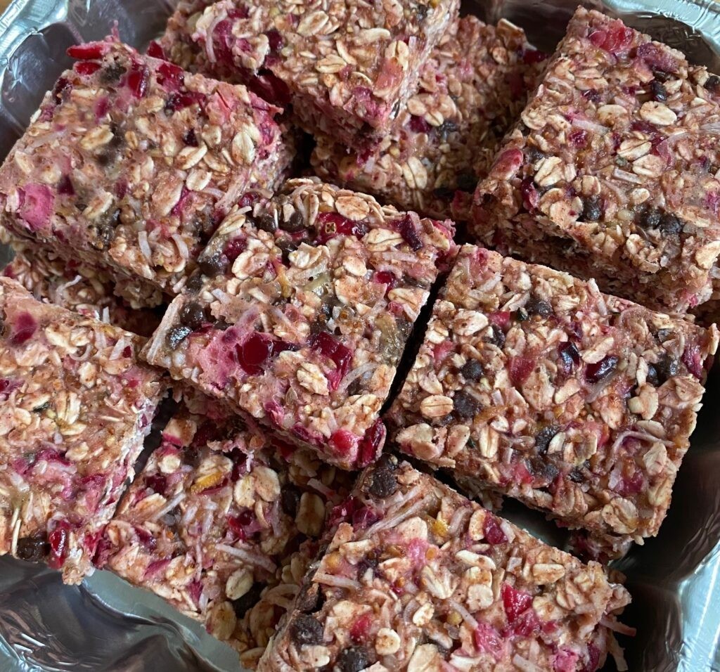 Cranberry Chocolate Protein Bars-The Prize of Cooking