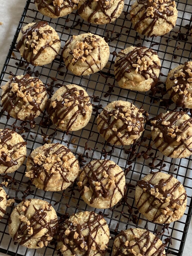 Deluxe Toffee Thumbprints