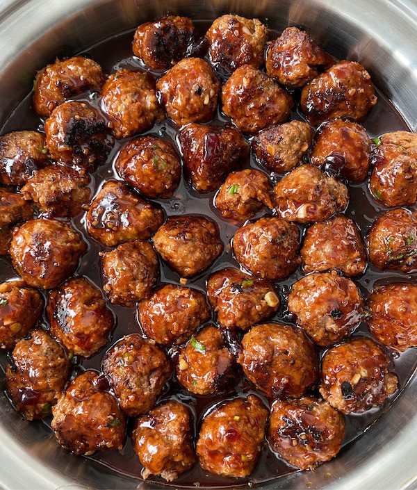 Korean Cocktail Meatballs