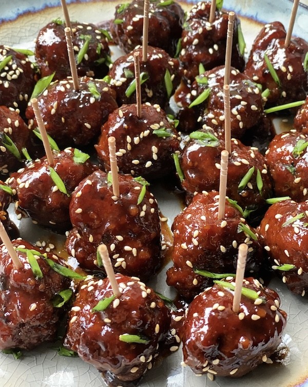 Korean Cocktail Meatballs