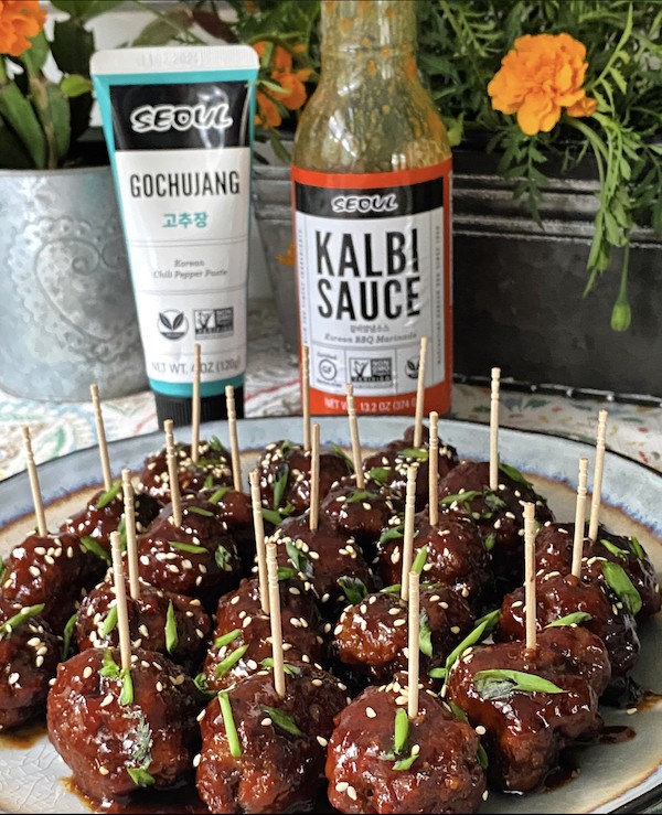 Korean Cocktail Meatballs