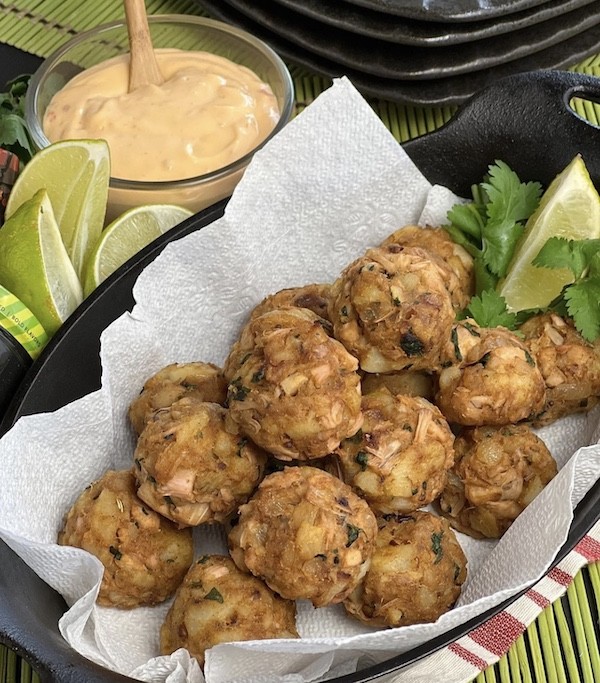 Filipino Grill Jackfruit and Potato Bites