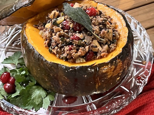 Vegan Stuffed Winter Squash