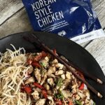 Korean BBQ Style Chicken with Bean Sprout Salad