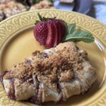 Strawberry Cheesecake Pastry Petals