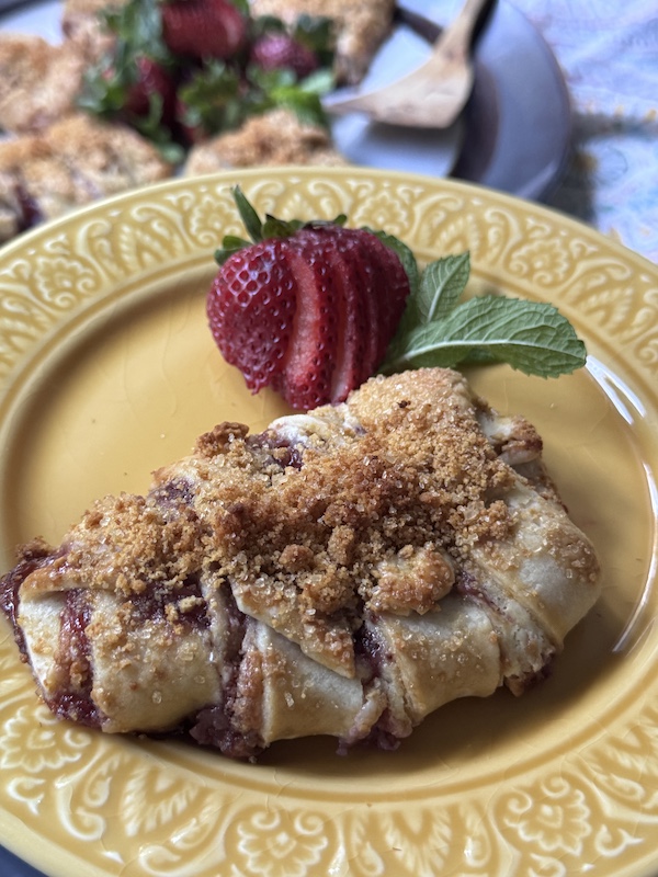 Strawberry Cheesecake Pastry Petals